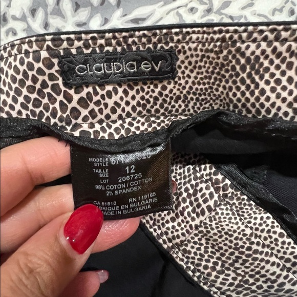 Claudia ev Bermuda pants / shorts size 12 - Picture 3 of 5